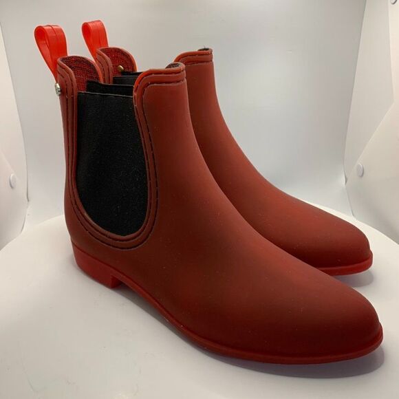 Henry Ferrera Red Rain Boot - Picture 1 of 8